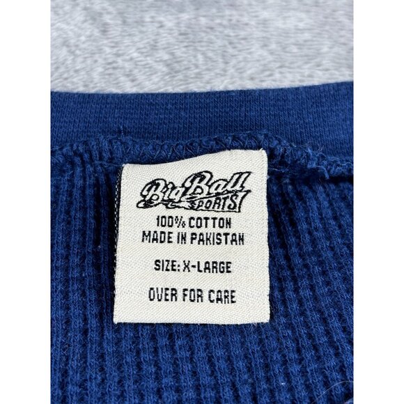 Vintage Illinois Shirt X-Large Big Ball Sports Long Sleeve 100% Cotton Long John - Picture 4 of 8